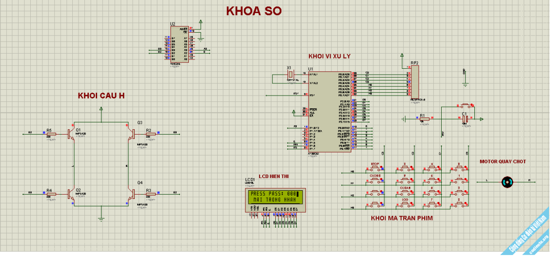 Khóa số sử dung 89s52