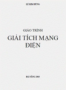 Giáo trình Giải tích mạng điện