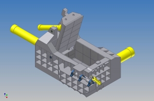 Thiết kế chế tạo máy ép cắt thép phế liệu điều khiển bằng PLC với giao diện màn hình cảm ứng