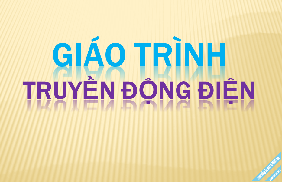 Giáo Trình Truyền Động Điện